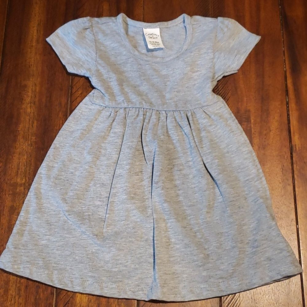 Grey knit dress for toddler/ baby 12-18 months brand new